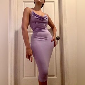 Lavender pencil dress